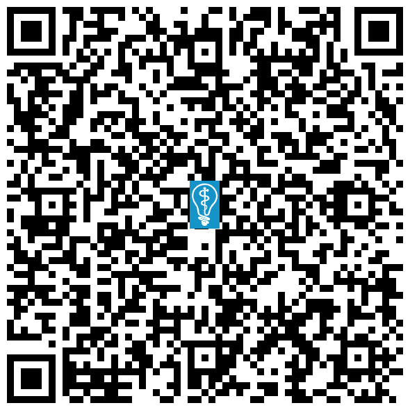 QR code image to open directions to Prompt Dentistry in Reston, VA on mobile